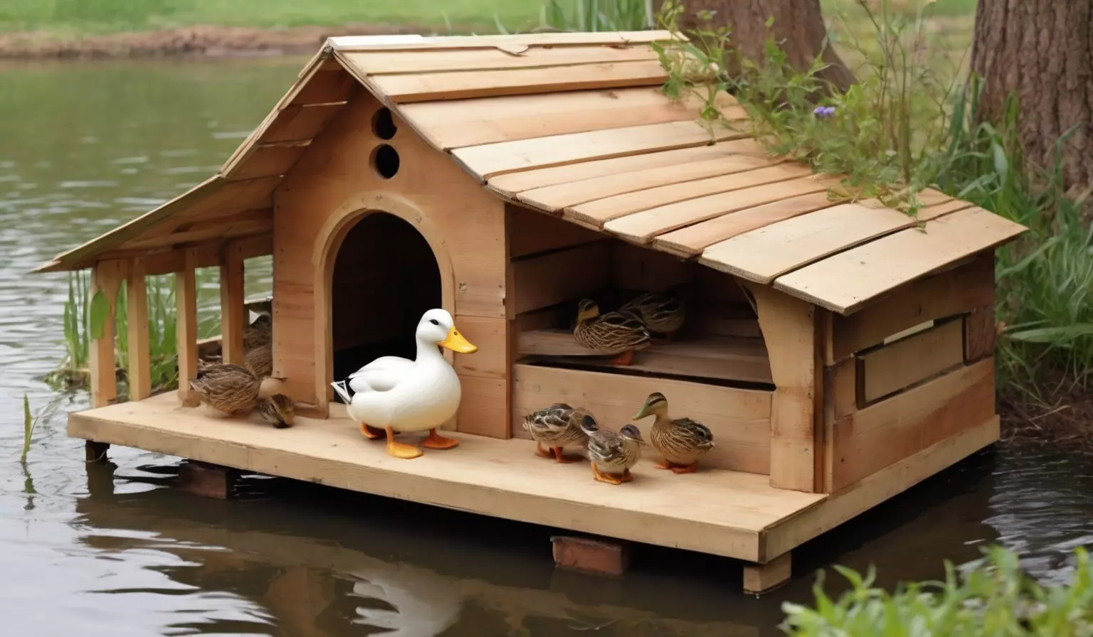 17 Best And Creative Duck House Ideas for Your Garden Pond